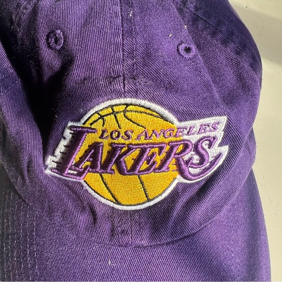 Los Angeles LA Lakers NBA Purple 47 Brand Relaxed Fit Adjustable Hat - Picture 3 of 5